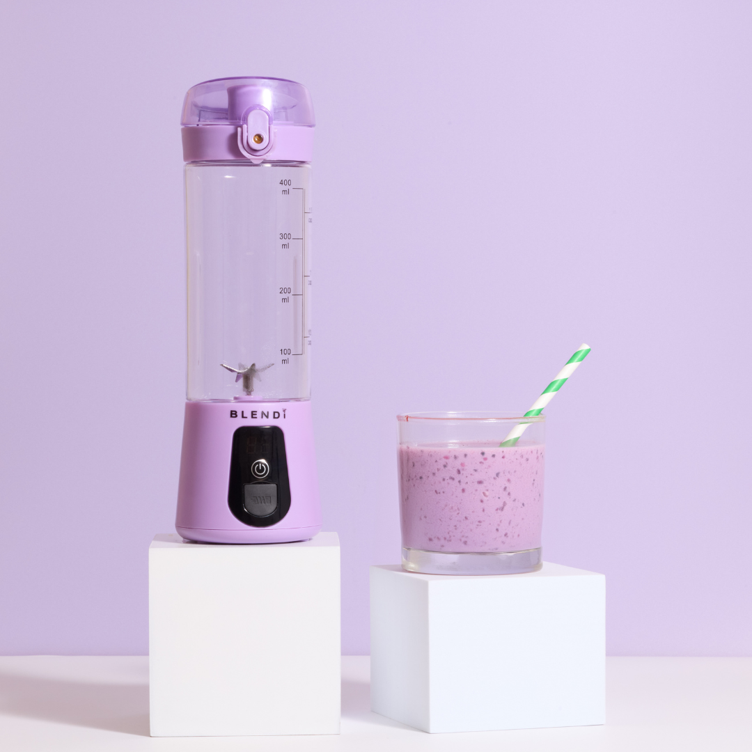 Portable Electric Shaker Bottle USB-C – BLENDi Lite 70W, 17oz, Mixes Shakes & Smoothies