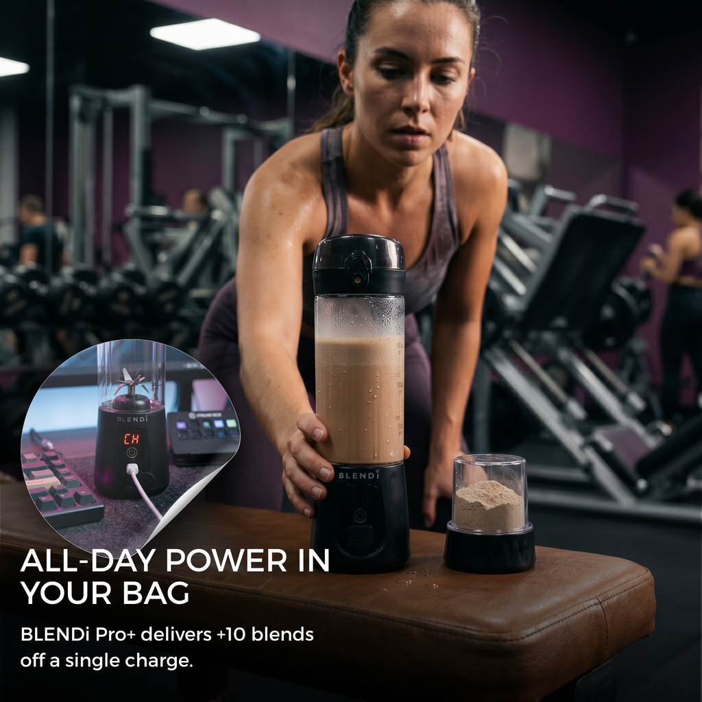 Portable Blender USB-C Rechargeable – BLENDi Pro+ 120W, 17oz, Crushes Ice, 10 Colors