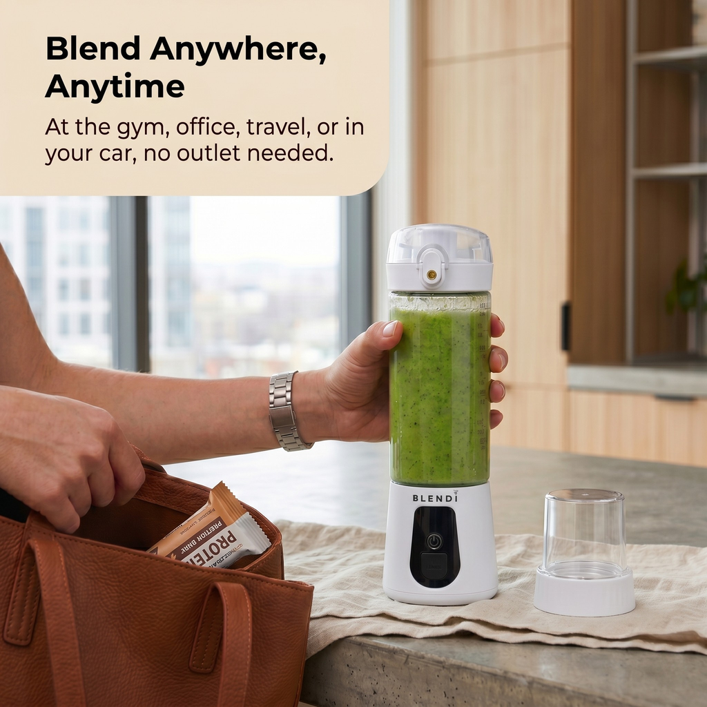 Portable Blender USB-C Rechargeable – BLENDi Pro+ 120W, 17oz, Crushes Ice, 10 Colors