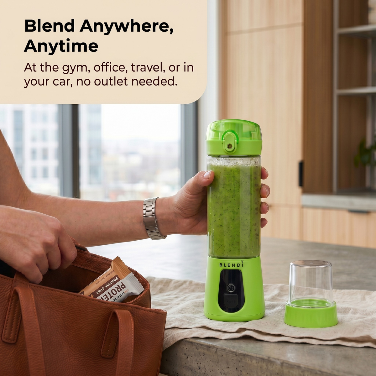 Portable Blender USB-C Rechargeable – BLENDi Pro+ 120W, 17oz, Crushes Ice, 10 Colors
