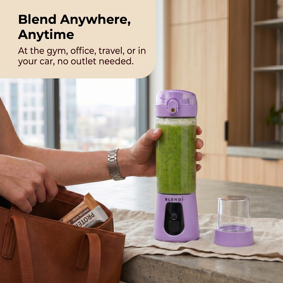 Portable Blender USB-C Rechargeable – BLENDi Pro+ 120W, 17oz, Crushes Ice, 10 Colors