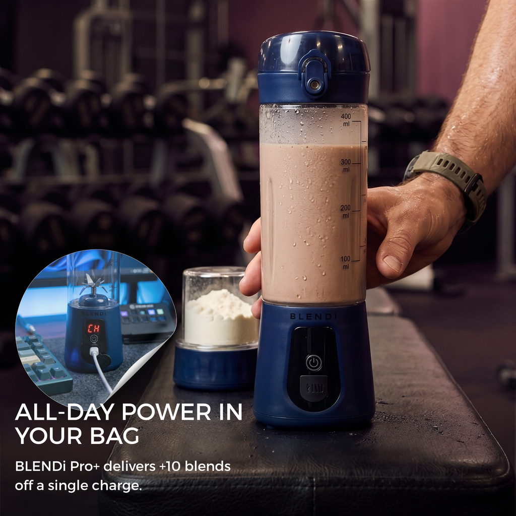 Portable Blender USB-C Rechargeable – BLENDi Pro+ 120W, 17oz, Crushes Ice, 10 Colors