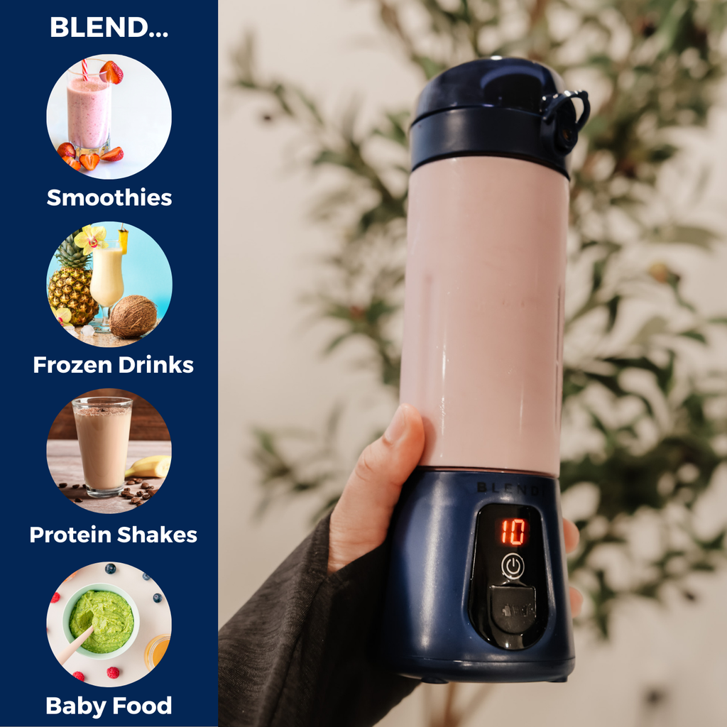 BLENDi USA Pro+ 120W Portable Blender – Retro & Modern Design Edition