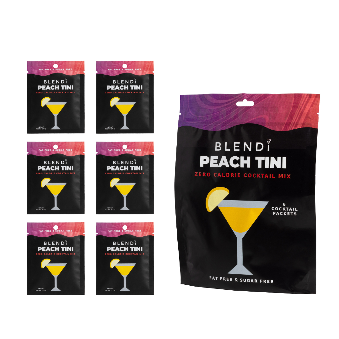 Zero-Calorie Mocktail Mixer Packets – BLENDi Skinny Mixes, Sugar-Free, 6-Count Pack