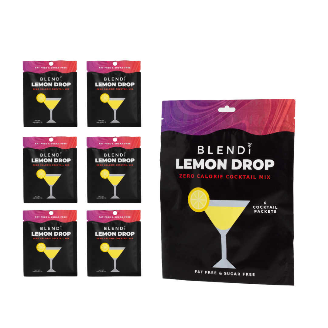 Zero-Calorie Mocktail Mixer Packets – BLENDi Skinny Mixes, Sugar-Free, 6-Count Pack
