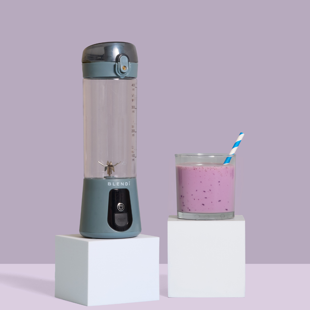 Portable Electric Shaker Bottle USB-C – BLENDi Lite 70W, 17oz, Mixes Shakes & Smoothies
