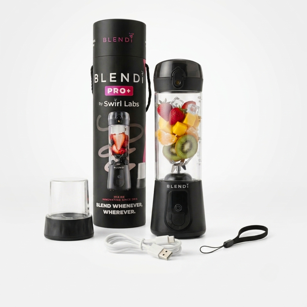 Portable Blender USB-C Rechargeable – BLENDi Pro+ 120W, 17oz, Crushes Ice, 10 Colors