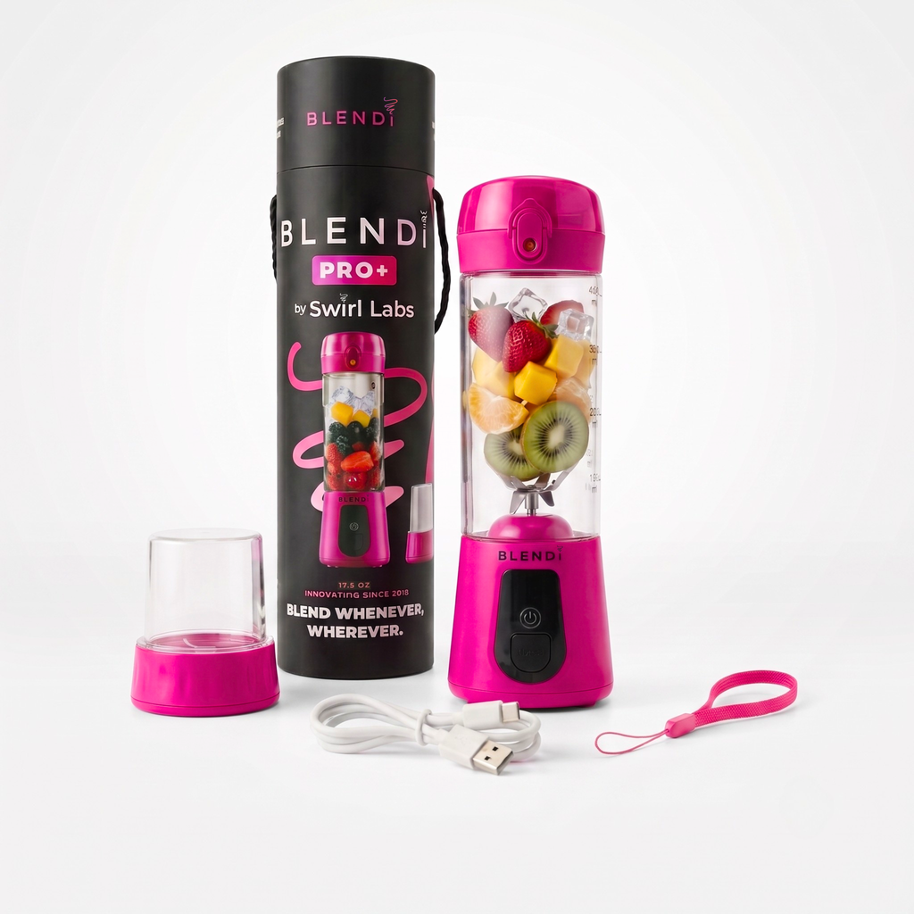 Portable Blender USB-C Rechargeable – BLENDi Pro+ 120W, 17oz, Crushes Ice, 10 Colors