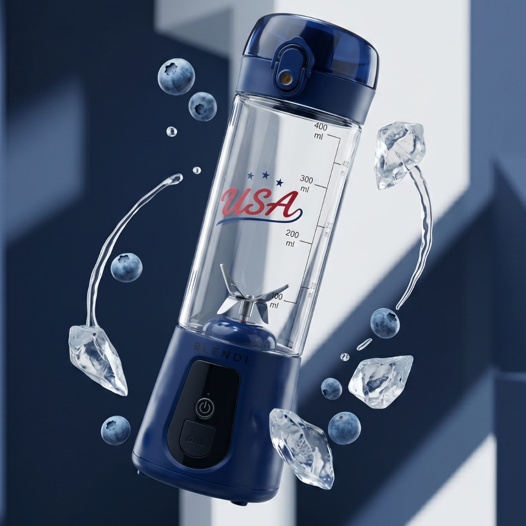 BLENDi USA Pro+ 120W Portable Blender – Retro & Modern Design Edition