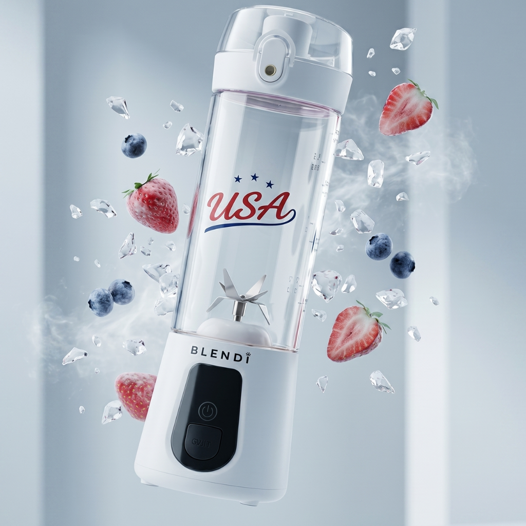 BLENDi USA Pro+ 120W Portable Blender – Retro & Modern Design Edition