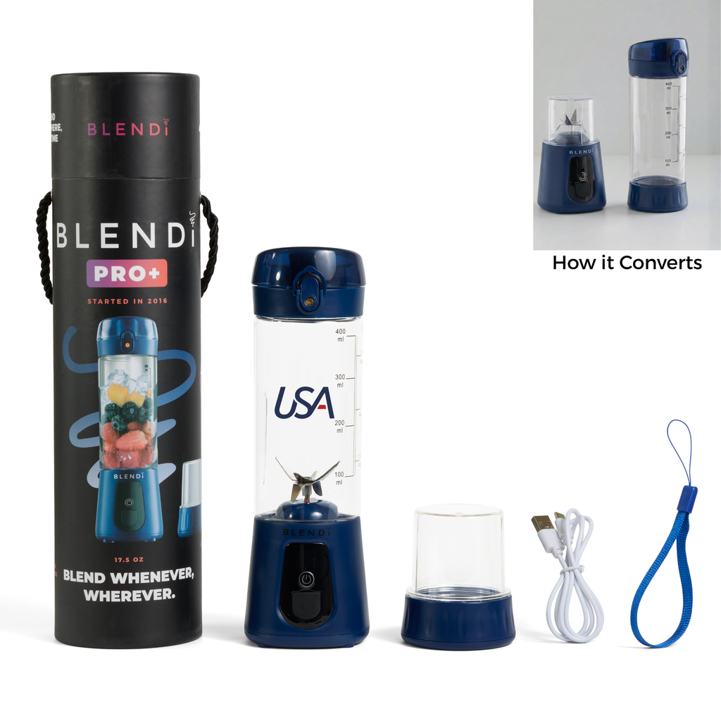 BLENDi USA Pro+ 120W Portable Blender – Retro & Modern Design Edition