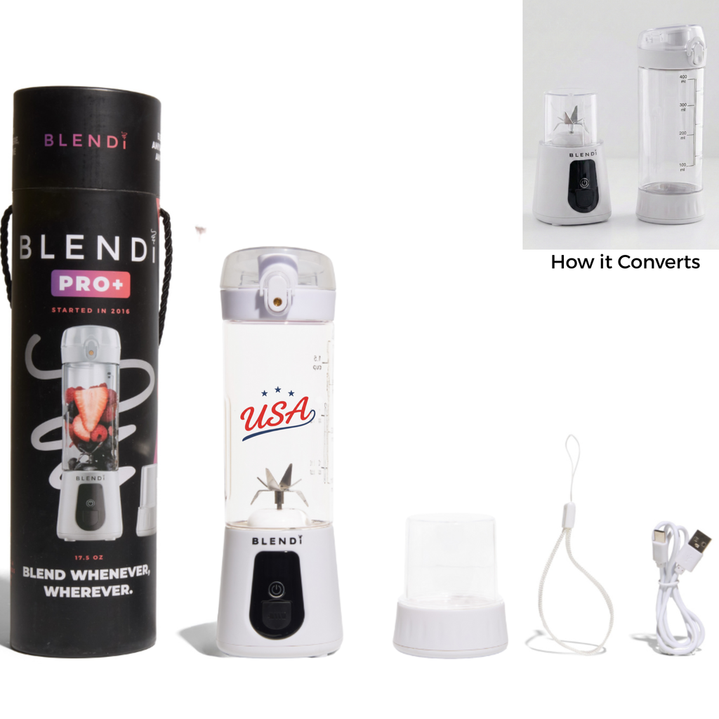 BLENDi USA Pro+ 120W Portable Blender – Retro & Modern Design Edition